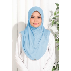 Tudung Adeela Active Size M - Baby Blue